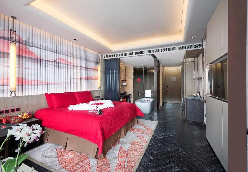 Standard-huone King-vuode, Hualuxe Wuhu, An Ihg