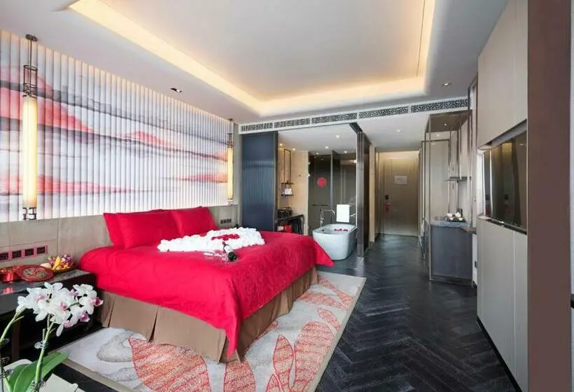 Standard-huone King-vuode, Hualuxe Wuhu, An Ihg