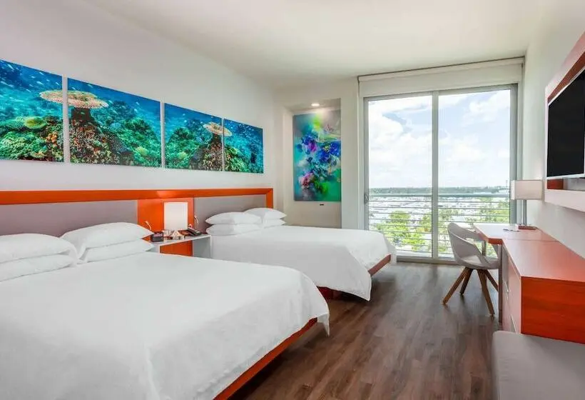 2ダブルベッドのスタンダードルーム, Maritime Fort Lauderdale Cruise Port