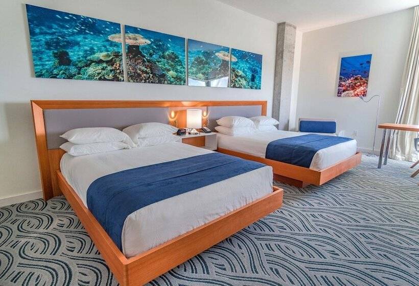 带2个双人床的标准工作室, Maritime Fort Lauderdale Cruise Port