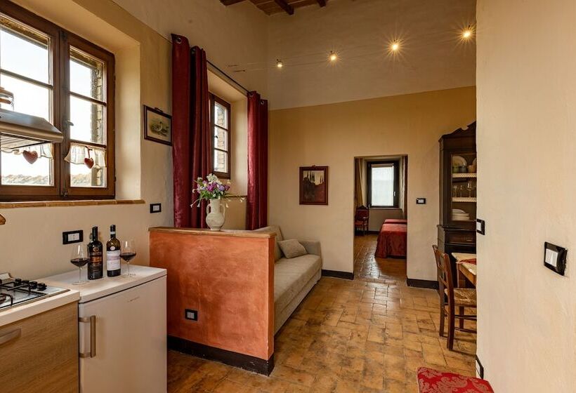 １ベッドルームのデラックスアパートメント, Wine Resort Colsereno