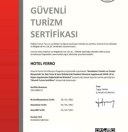 اتاق استاندارد یک نفره, Turk Inn Ferro
