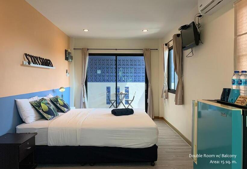 스탠다드 발코니 룸, Stay Samed Hostel