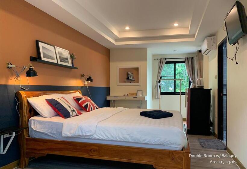 스탠다드 발코니 룸, Stay Samed Hostel