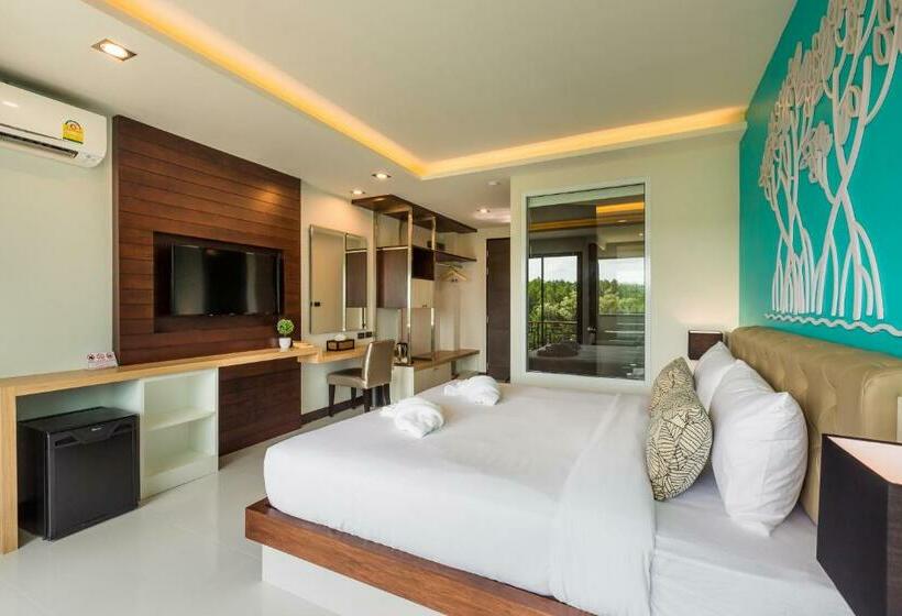 스탠다드 룸 킹사이즈 침대, River Front Krabi