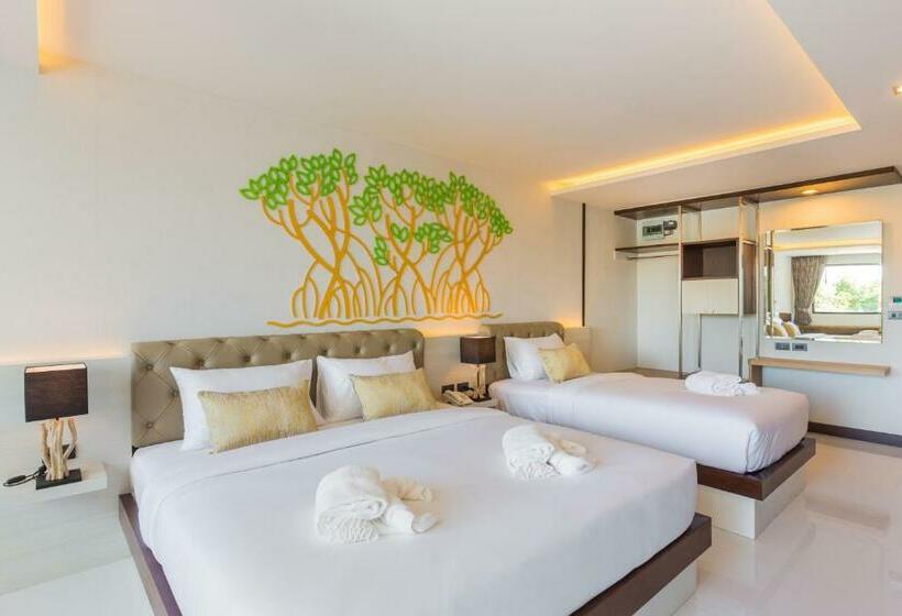 디럭스 트리플 룸, River Front Krabi