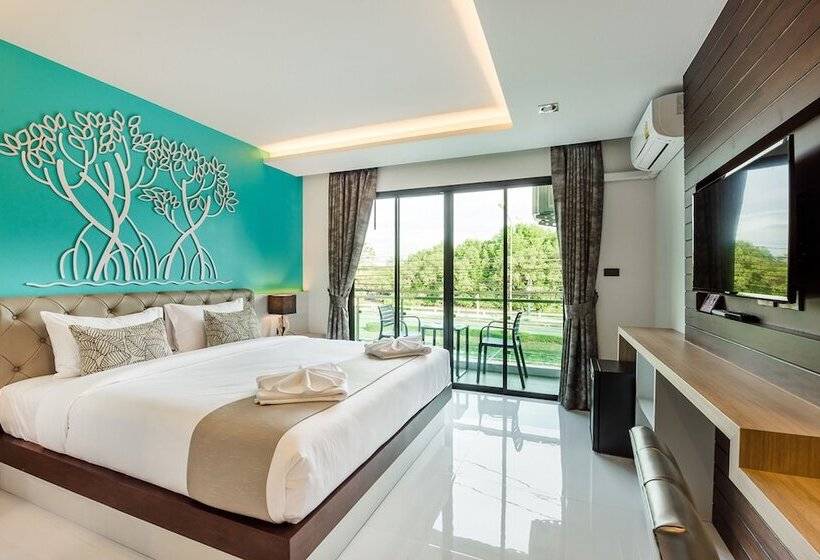 스탠다드 룸 킹사이즈 침대, River Front Krabi