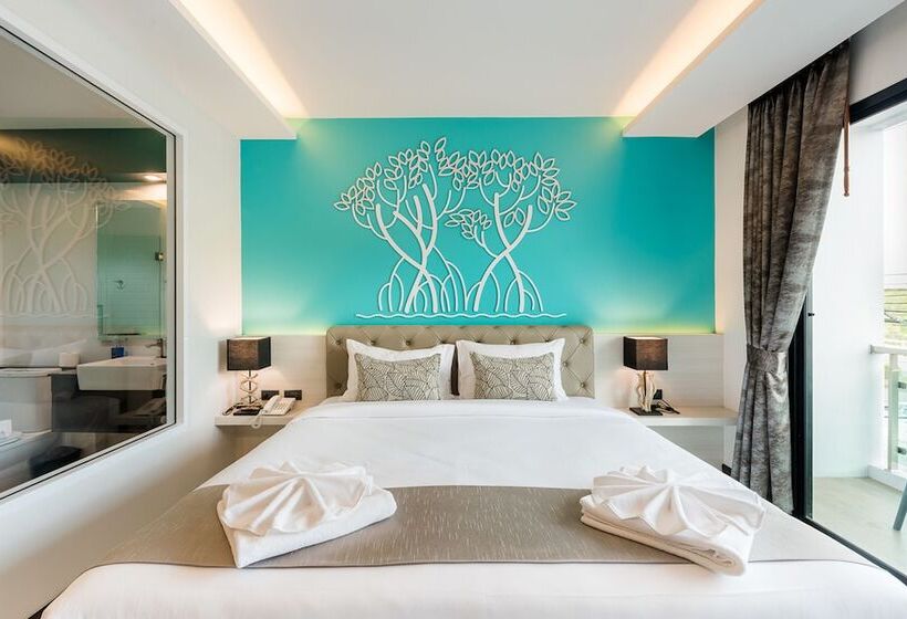 스탠다드 룸 킹사이즈 침대, River Front Krabi