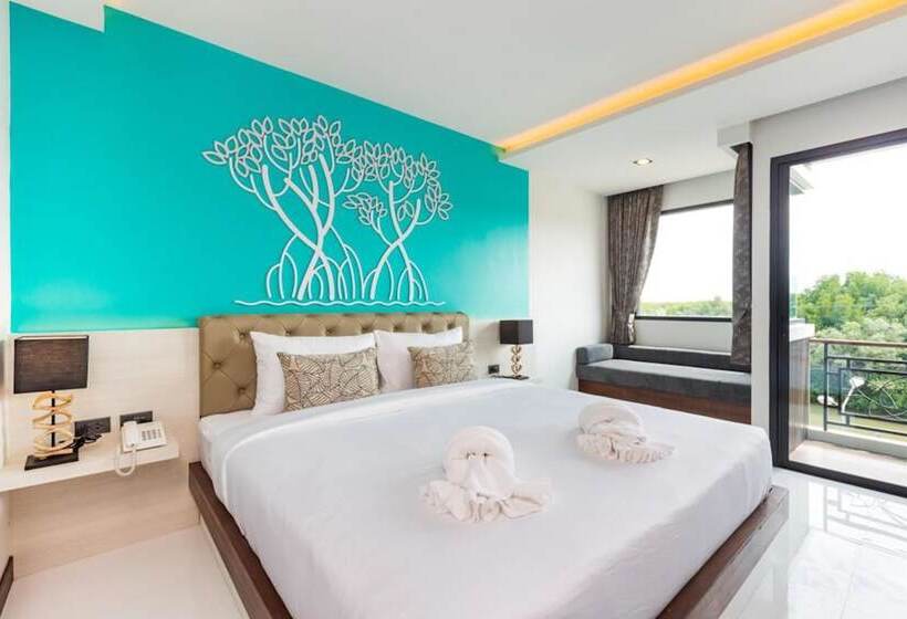 스탠다드 룸 킹사이즈 침대, River Front Krabi