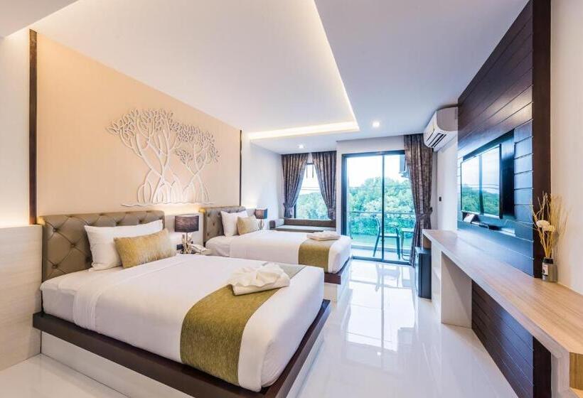 풀장 전망 디럭스 룸, River Front Krabi