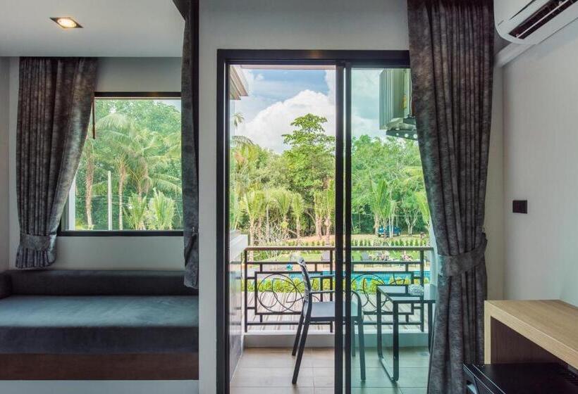 풀장 전망 디럭스 룸, River Front Krabi