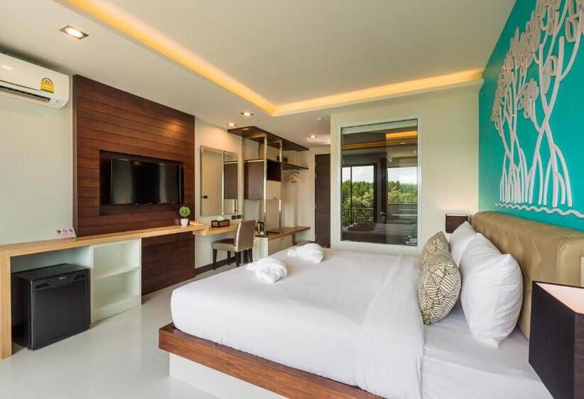 풀장 전망 디럭스 룸, River Front Krabi