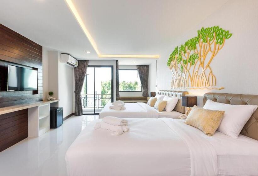 디럭스 트리플 룸, River Front Krabi