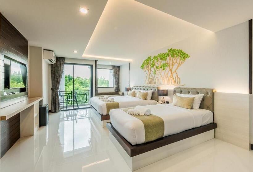 디럭스 트리플 룸, River Front Krabi