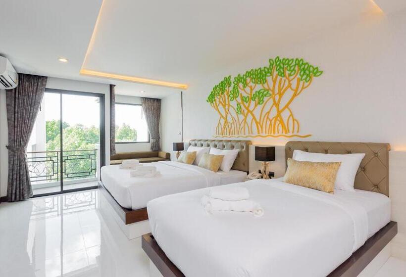 디럭스 패밀리 룸, River Front Krabi