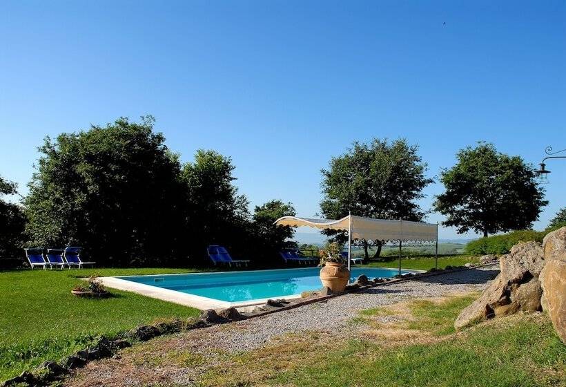 חדר סטנדרט נוף לבריכה, Podere Pietreta