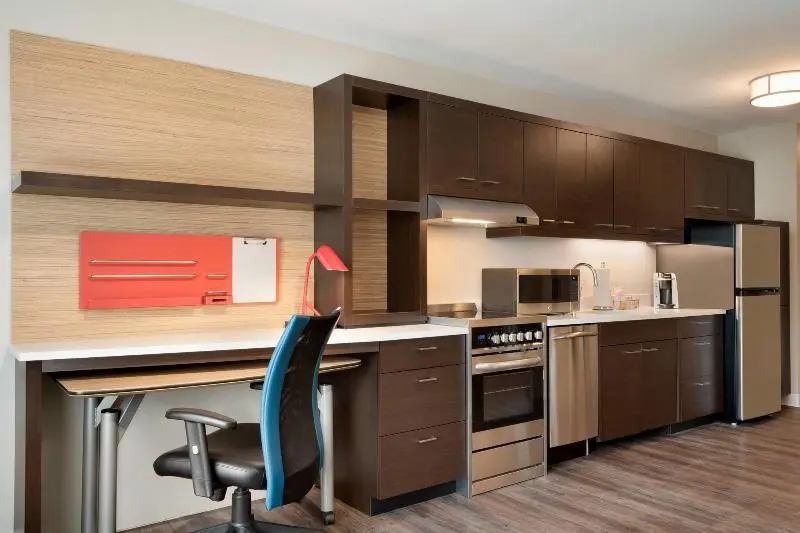 キングサイドベッドのスタンダードワンルーム, Towneplace Suites By Marriott Joliet Minooka