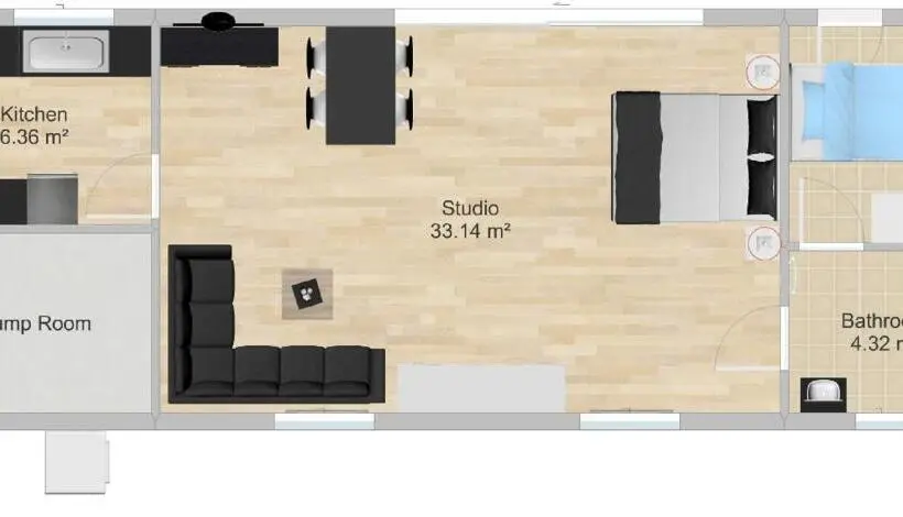 シャレー1寝室, The Chiltern Lodges At Upper Farm Henton