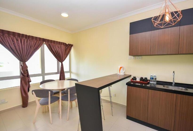 חדר משפחתי חדר אמבטיה משותף, Tiara Desaru Residences