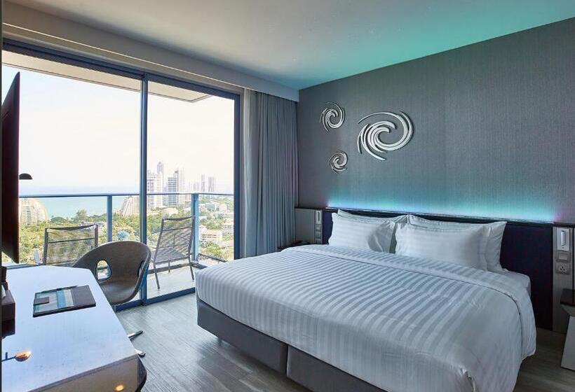 Tengerre Néző Deluxe Szoba, Grande Centre Point Pattaya