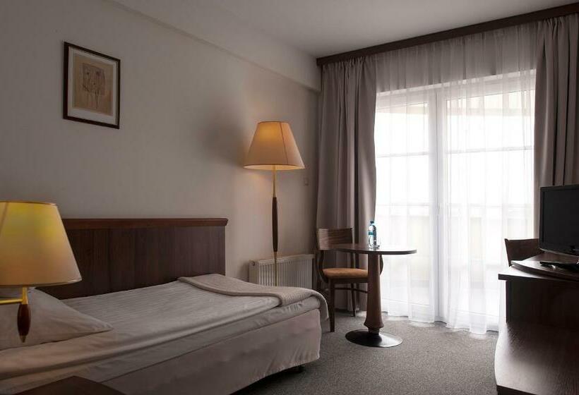 חדר סטנדרט יחיד עם מרפסת, Edison Poznań Lotnisko ławica