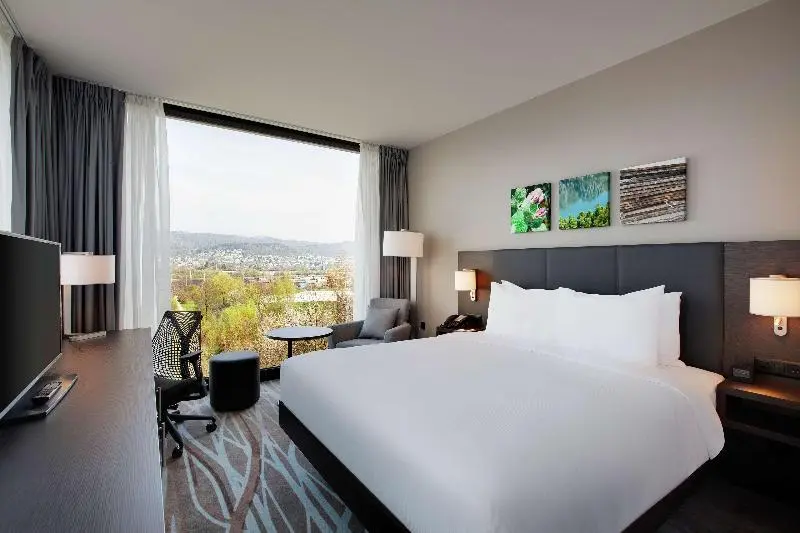 キングサイズベッドのスタンダードルーム, Hilton Garden Inn Zurich Limmattal