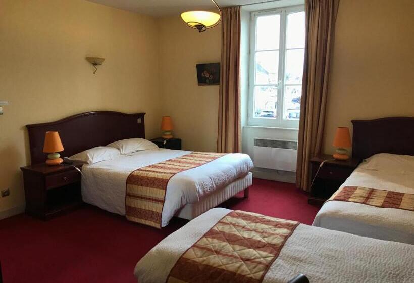 חדר סטנדרט לארבעה, Logis Hotel Saint Joseph