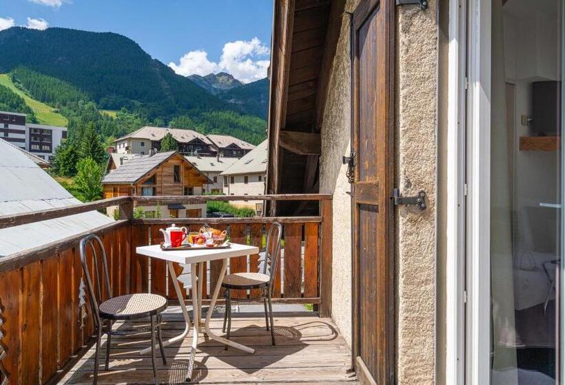 带阳台的豪华间, Logis Hotel et Spa Le Christiania