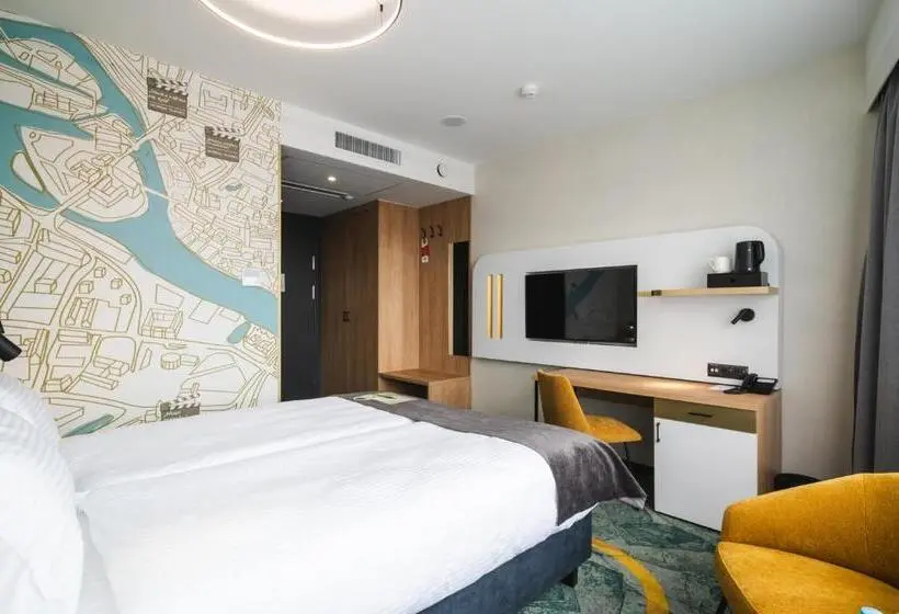 キングサイズベッドのスタンダードルーム, Focus Hotel Premium Wrocław
