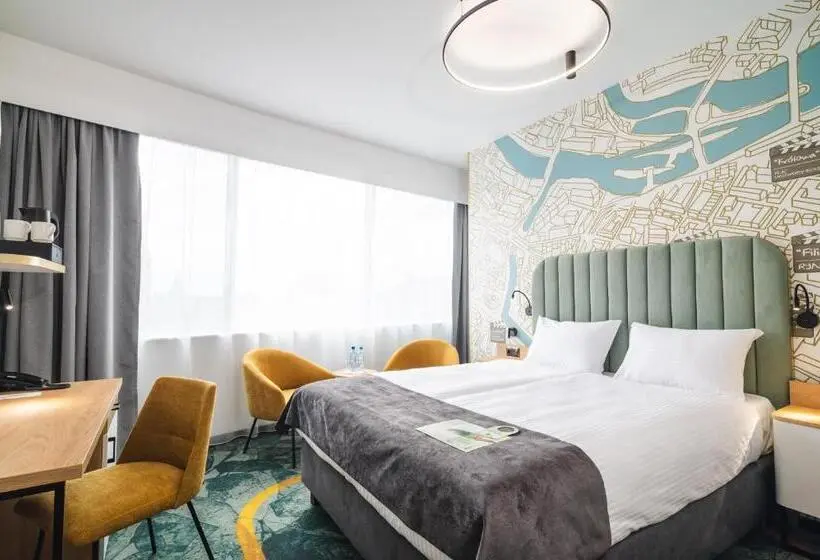 キングサイズベッドのスタンダードルーム, Focus Hotel Premium Wrocław