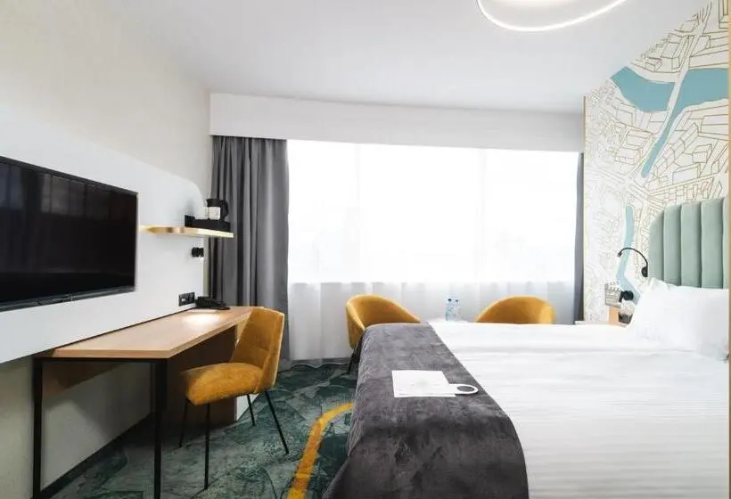 キングサイズベッドのスタンダードルーム, Focus Hotel Premium Wrocław