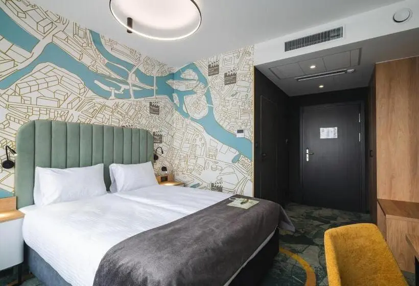 キングサイズベッドのスタンダードルーム, Focus Hotel Premium Wrocław