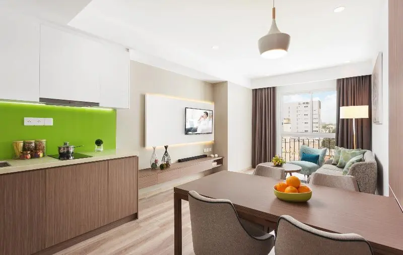 一ベッドルームエクゼクティブアパートメント, T Ritz Saigon Hotel & Apartment
