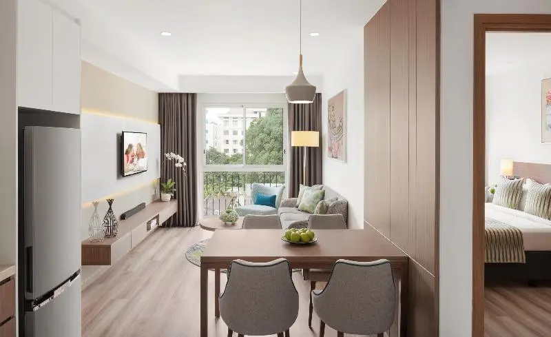 1ベッドルームアパートメント, T Ritz Saigon Hotel & Apartment