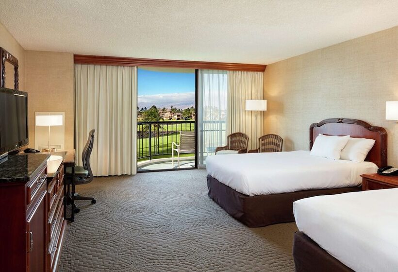غرفه قياسيه سريرين مزدوجين, Hilton Grand Vacations Club Ocean Tower Waikoloa Village