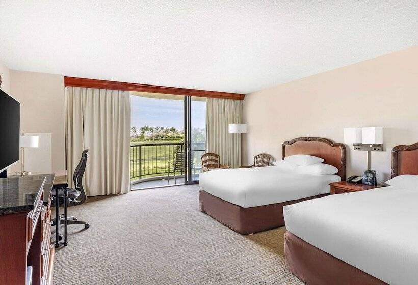 غرفه قياسيه سريرين مزدوجين, Hilton Grand Vacations Club Ocean Tower Waikoloa Village