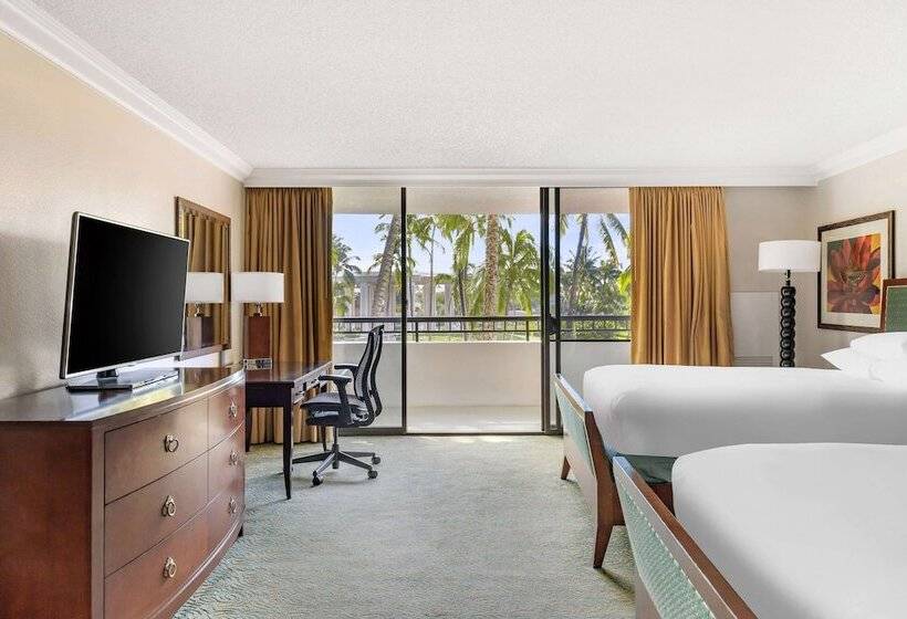 غرفه قياسيه سريرين مزدوجين, Hilton Grand Vacations Club Ocean Tower Waikoloa Village