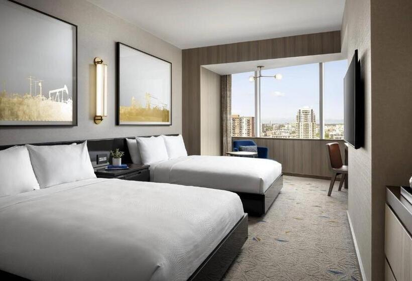 クイーンサイズベッドのエクゼクティブルーム, Jw Marriott Edmonton Ice District