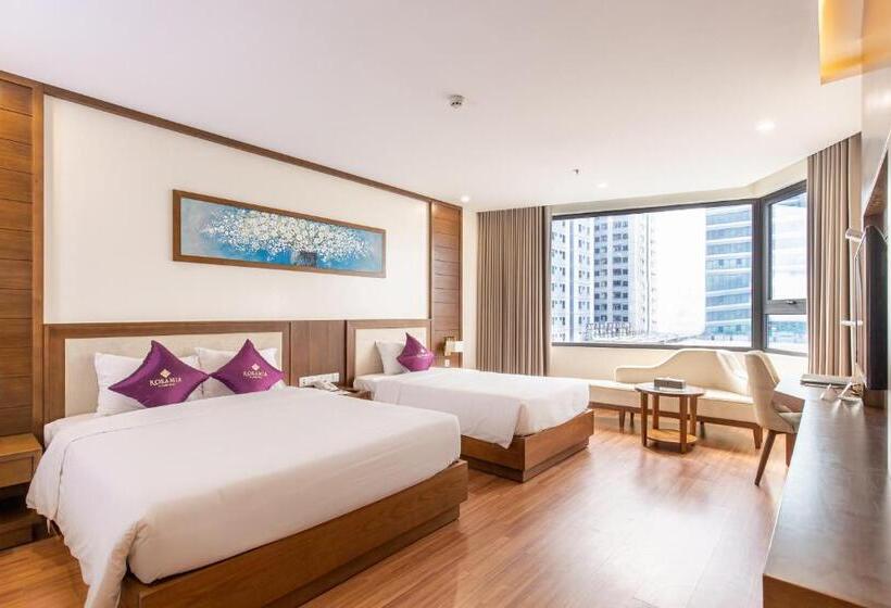 اتاق استاندارد سه نفره با چشمانداز کنار دریا, Rosamia Da Nang