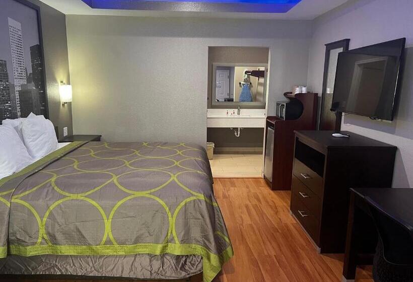 Standard Værelse King-seng Tilpasset til Handicappede, Super 8 By Wyndham Houston Northwest Cypress