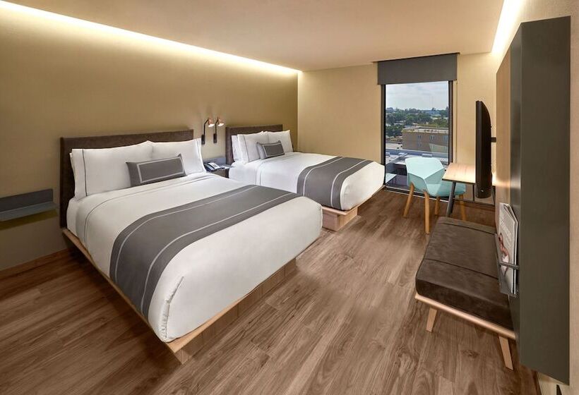 Номер Стандарт 2 Двуспальные Кровати, City Express Plus By Marriott Tampico