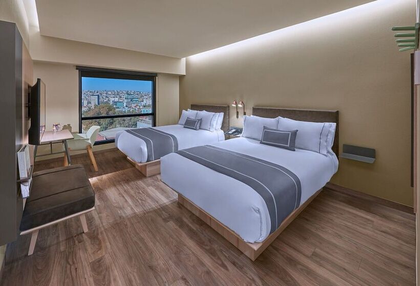 ２ダブルベッドのスタンダードルーム, City Express Plus By Marriott Tampico