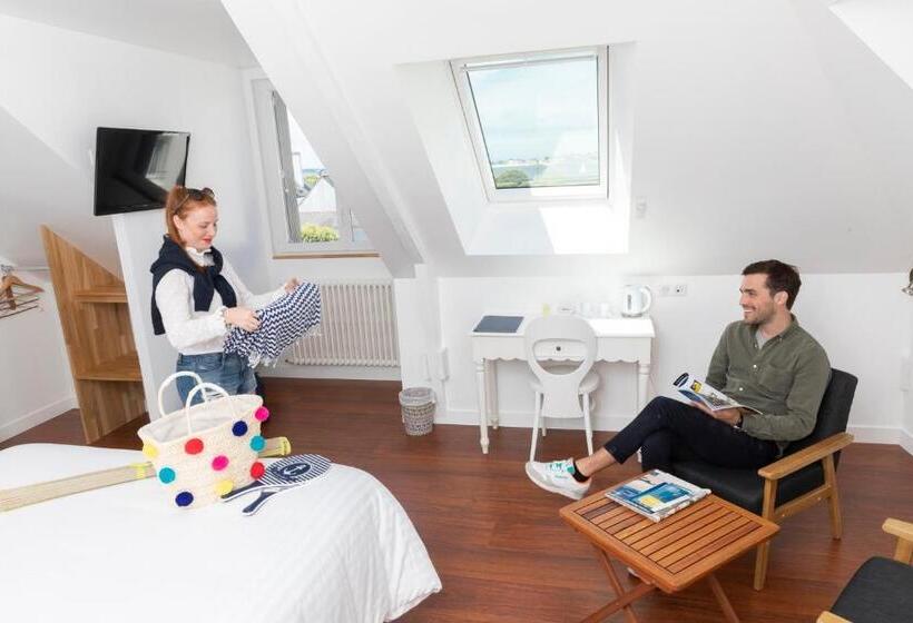 סוויטת ג'וניור נוף לים, Hôtel Spa De La Citadelle Lorient