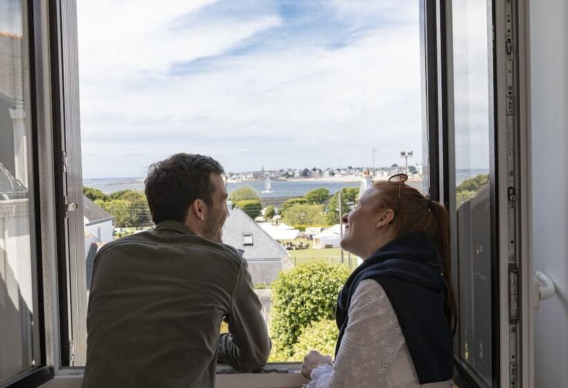 סוויטת ג'וניור נוף לים, Hôtel Spa De La Citadelle Lorient