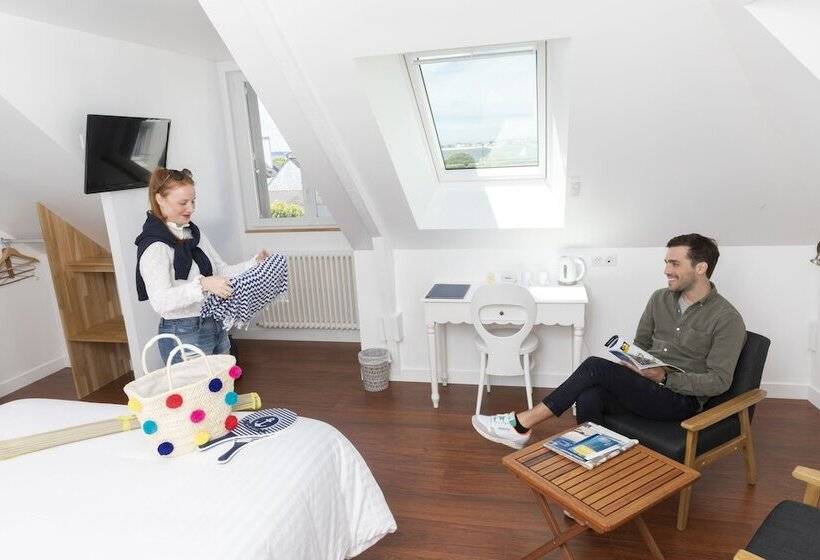 סוויטת ג'וניור נוף לים, Hôtel Spa De La Citadelle Lorient