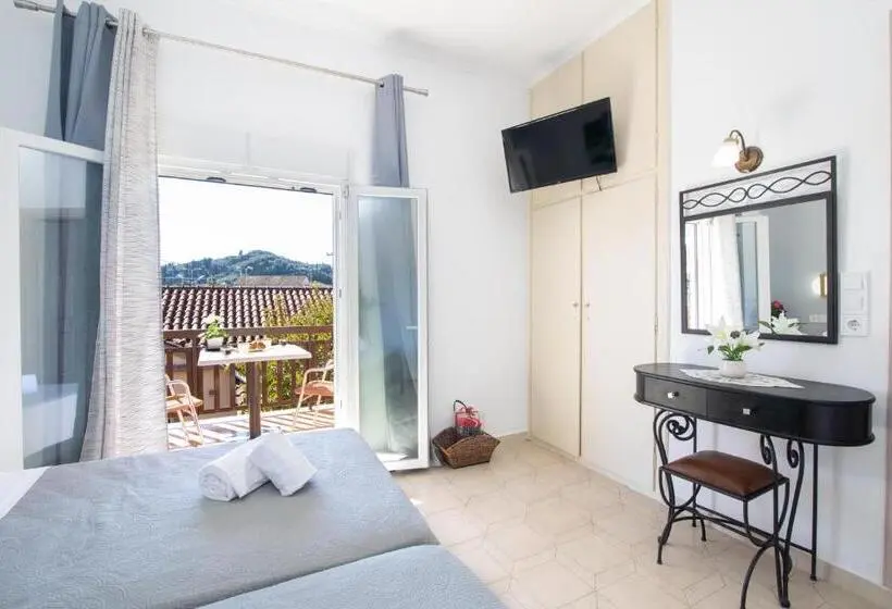バルコニー付スタンダード４ベッドルーム, Veneti Apartments   Corfu Serene Getaways