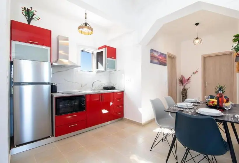 バルコニー付スタンダード４ベッドルーム, Veneti Apartments   Corfu Serene Getaways