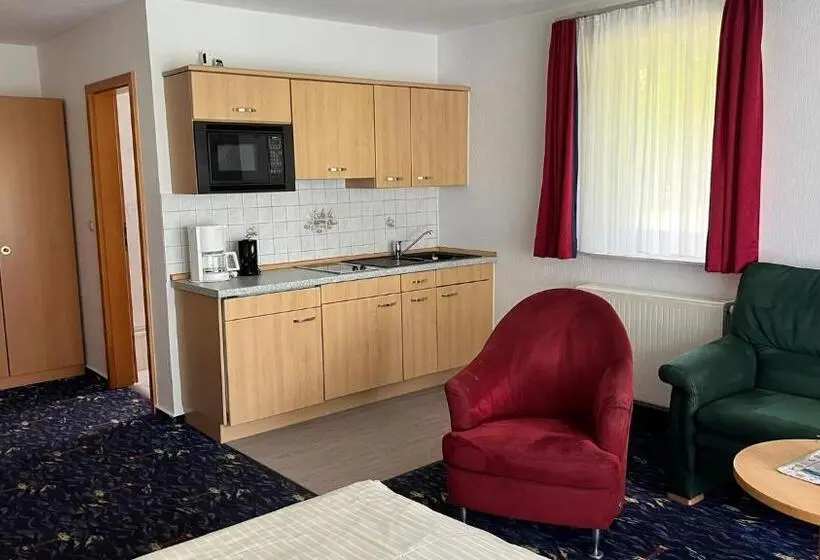 テラス付き１ベッドルームアパートメント, Aparthotel Leuchtfeuer Rügen