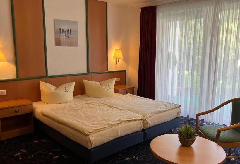 Апартаменты 1 Спальня с Террасой, Aparthotel Leuchtfeuer Rügen