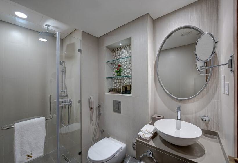 اتاق اجرایی با تخت بزرگ, The S Hotel Al Barsha